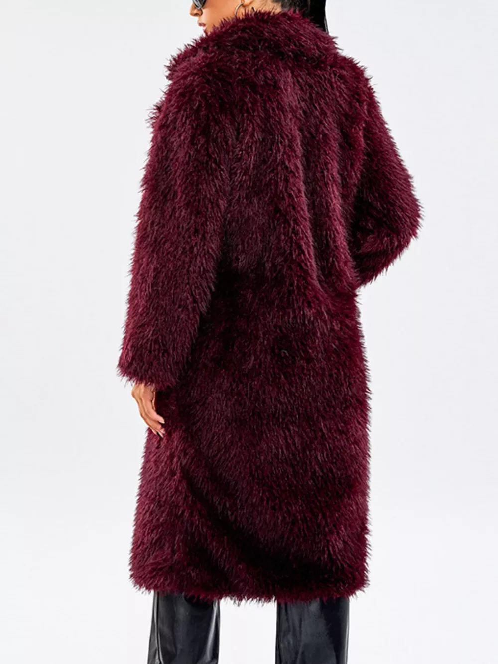 Faux Fur Longline Outerwear, image 5