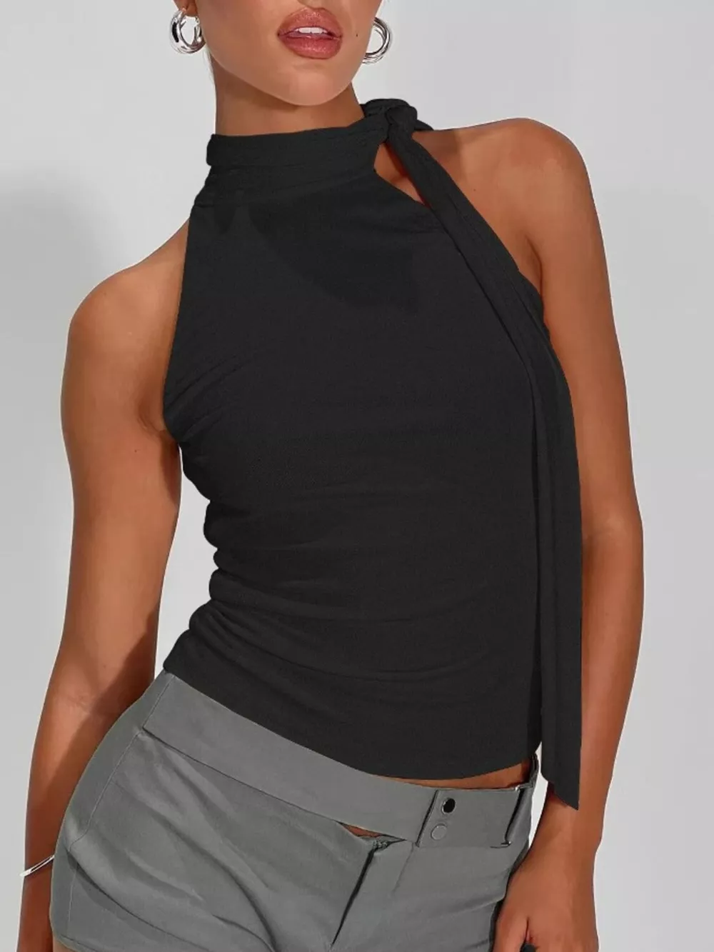 Halter Neck Ruched Top, image 9