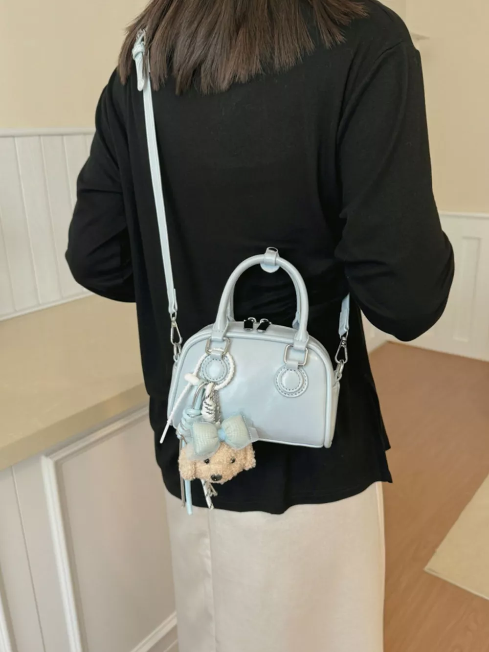 PU Leather Mini Crossbody Bag