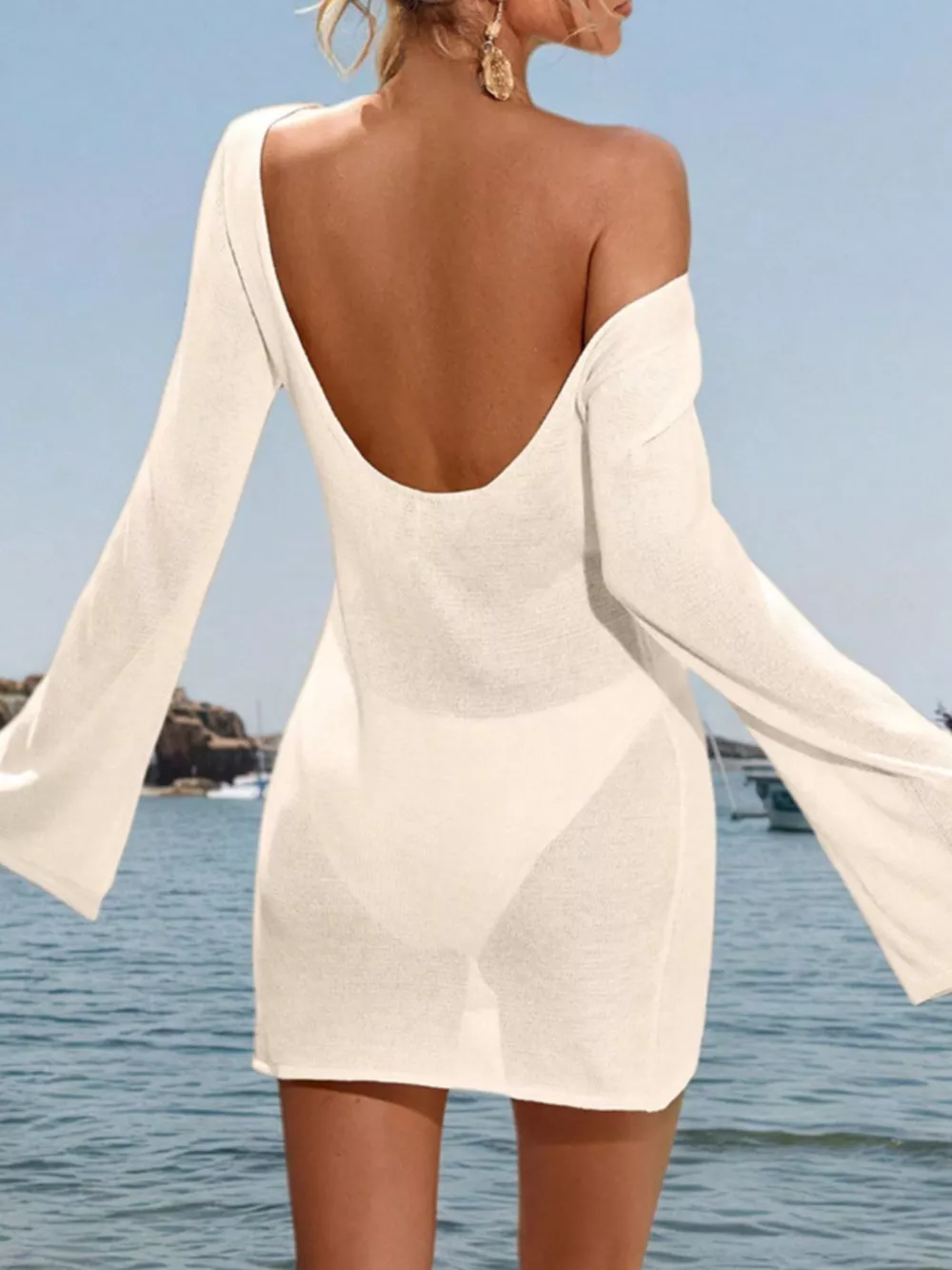 Long Sleeve Cover-Up Dress, image 3