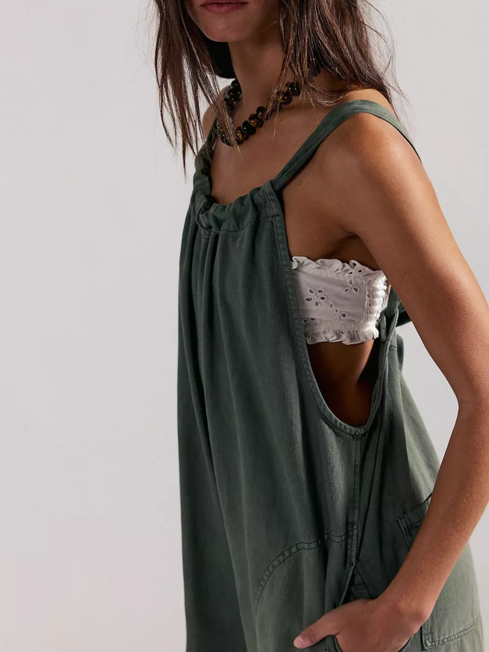 Sleeveless Wide-Leg Jumpsuit, image 17