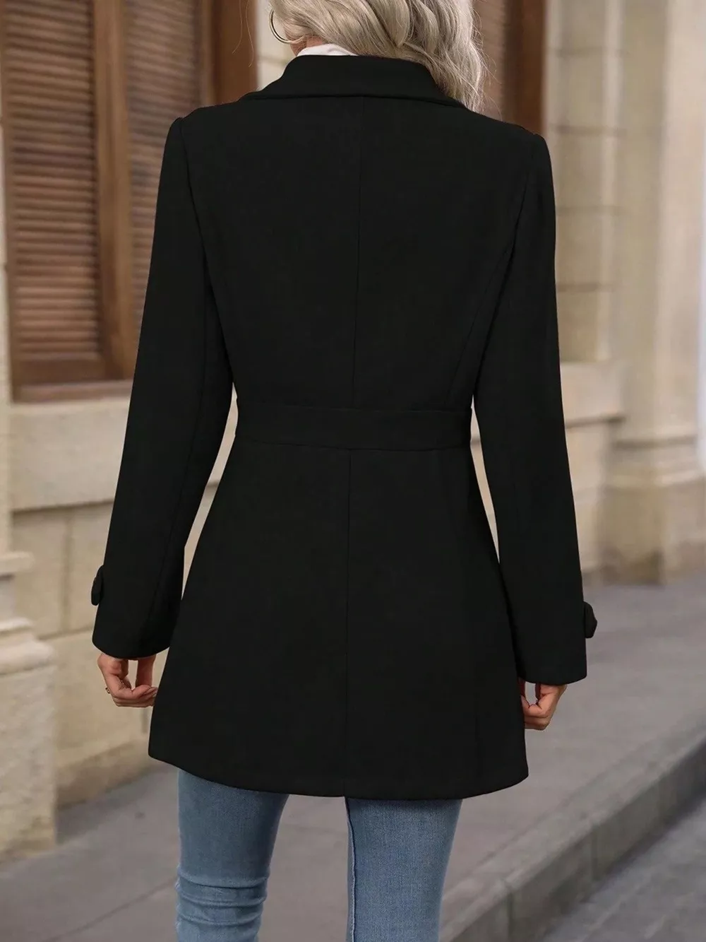 Button Up Long Sleeve Coat, image 2