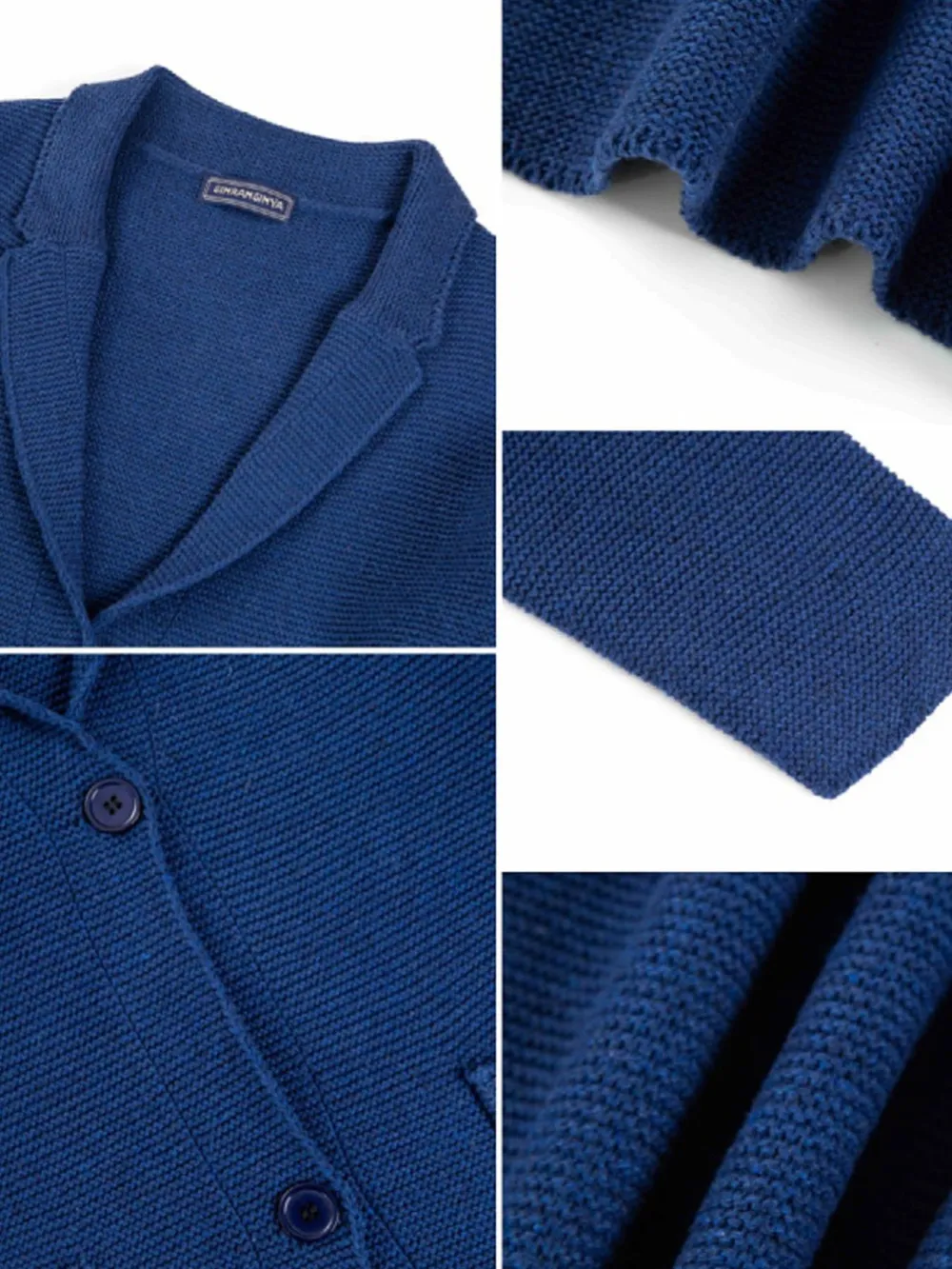 Men's Plus Size Button Up Long Sleeve Cardigan, image 5