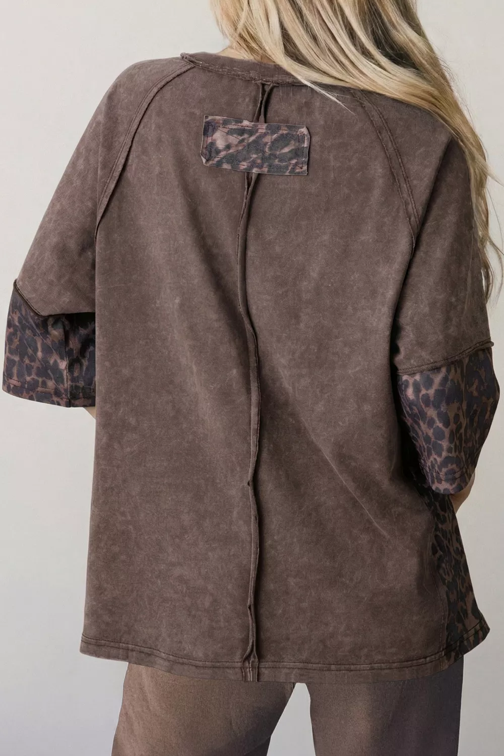 Leopard Star Patch T-Shirt, image 2