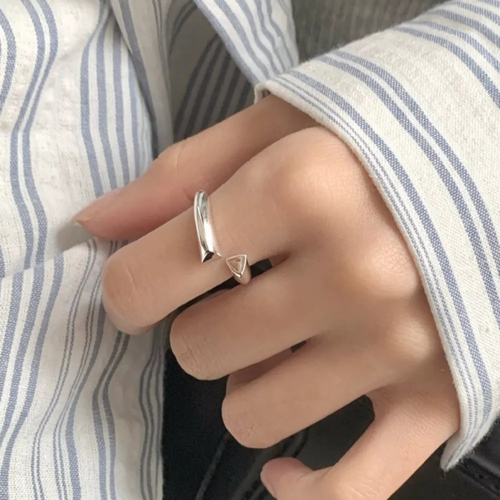 925 Sterling Silver Bypass Ring, image 5