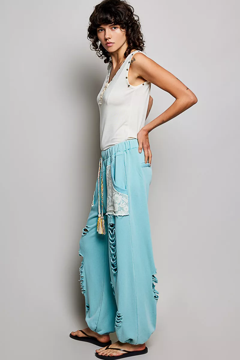 Studded Trim Button-Front Ruffle Detail Tank, image 7