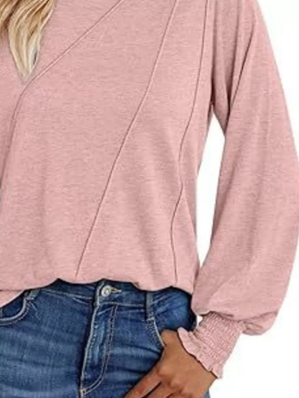 Round Neck Long Sleeve Top, image 16