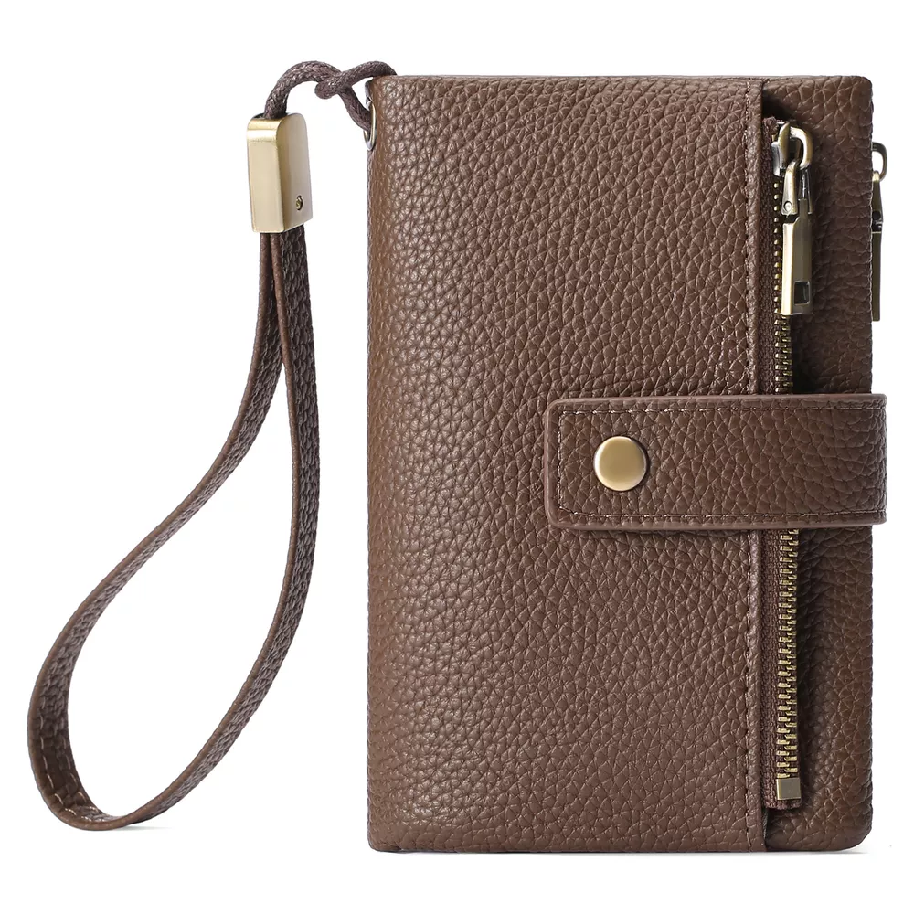 Solid Color Leather Wallet, image 5