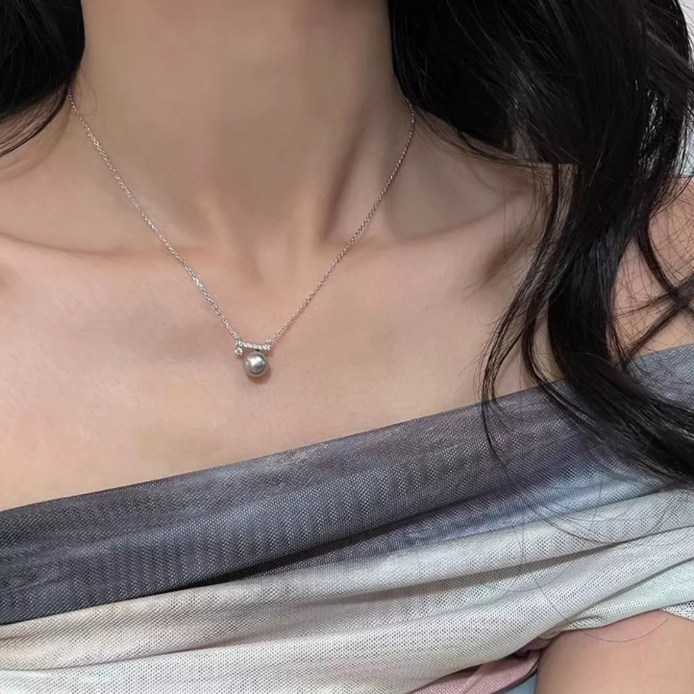 Pearl Pendant Necklace, image 2