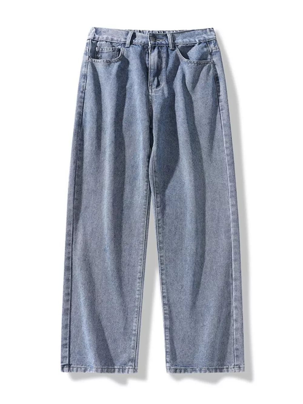 Men's Full Size Loose Fit Wash Jeans Plus Size, image 4