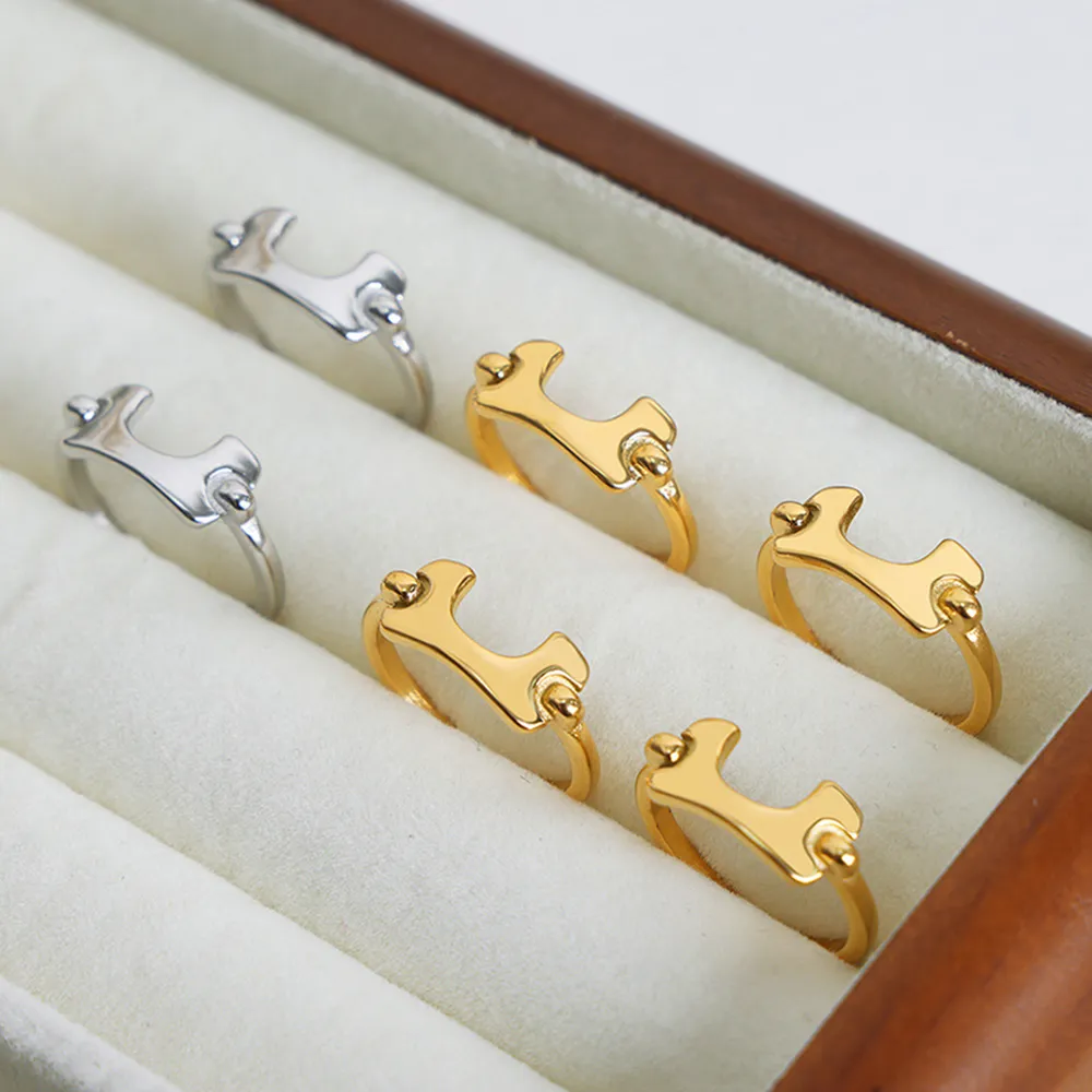 18K Gold-Plated Irregular Open Ring, image 8