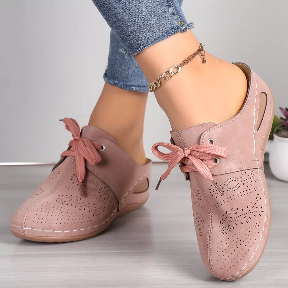 Lace-Up Wedge Slip-Ons, image 10