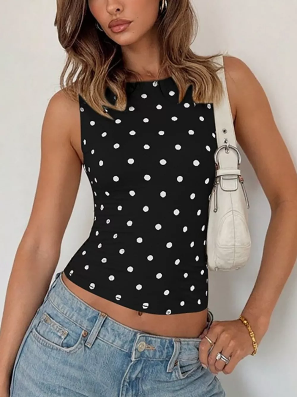 Polka Dot Tank Top, image 10