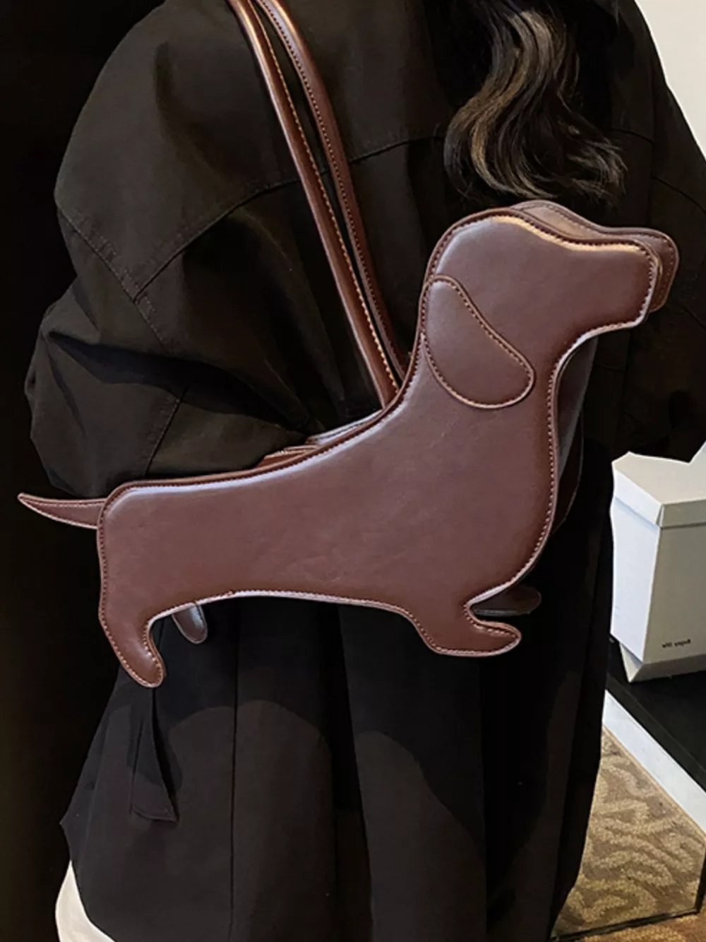 Dachshund Shaped Shoulder Bag, image 9