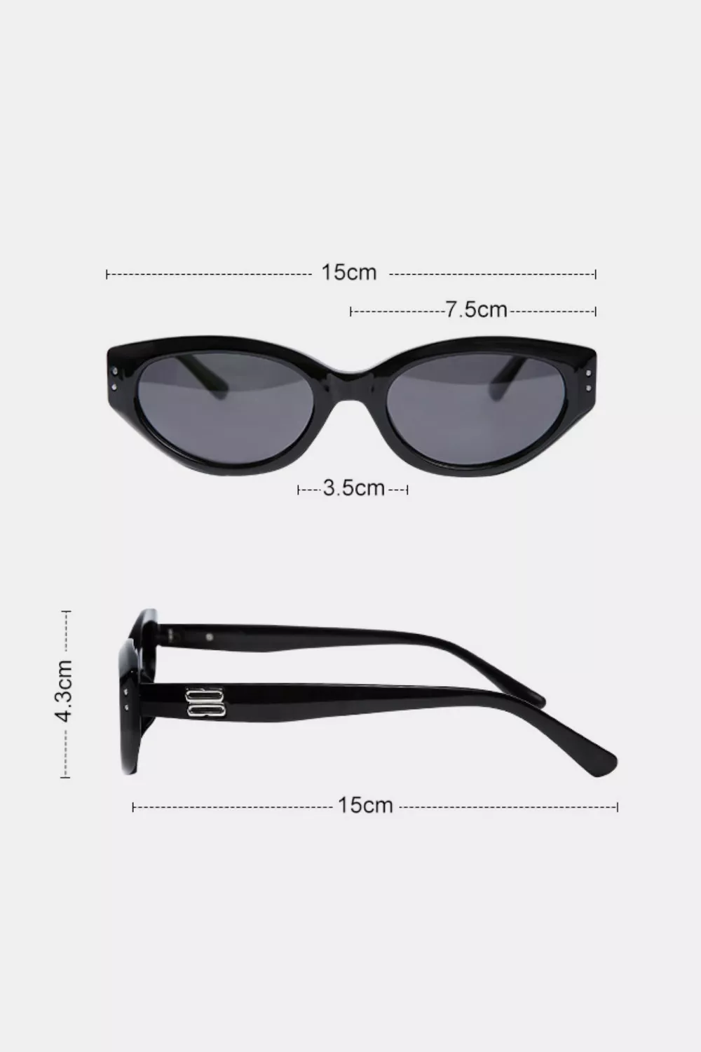 Retro Oval Frame Sunglasses, image 2