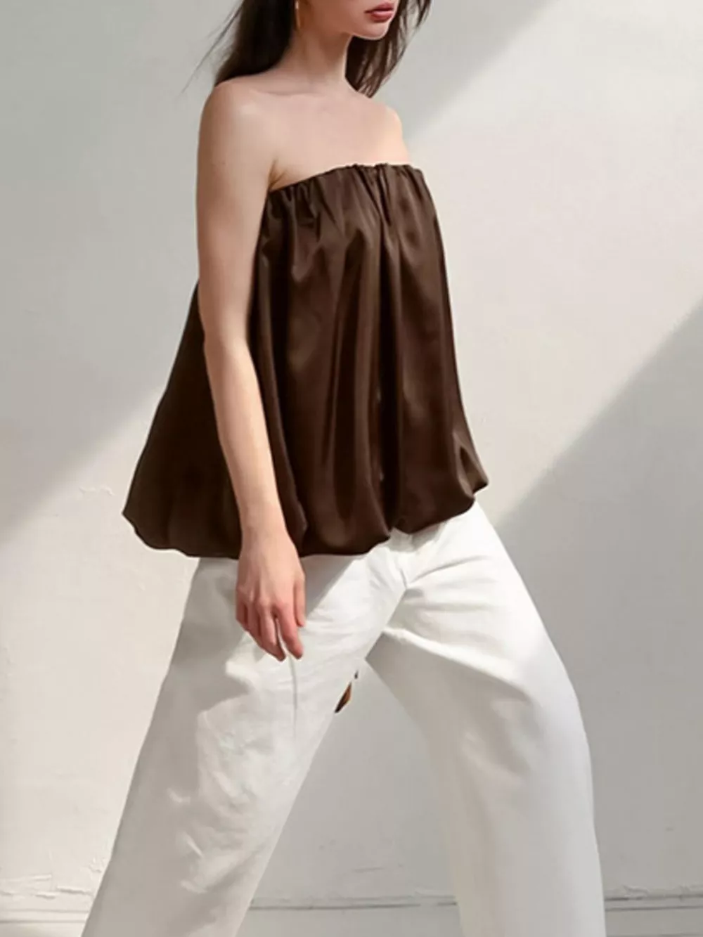 Bubble Hem Tube Top, image 2