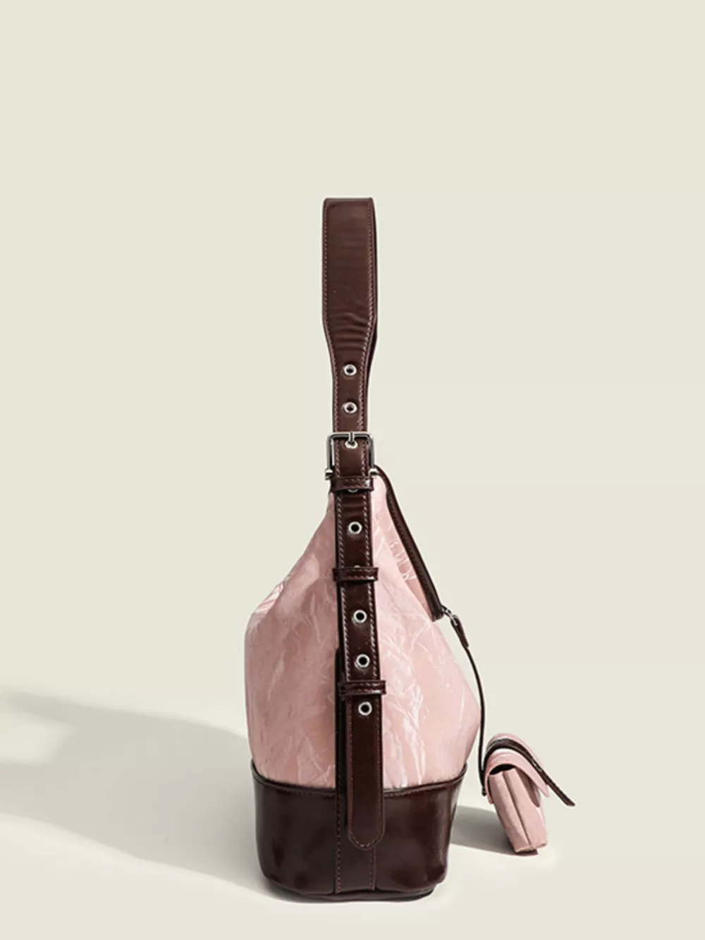 Adjustable Strap Shoulder Bag with Pouch, image 4
