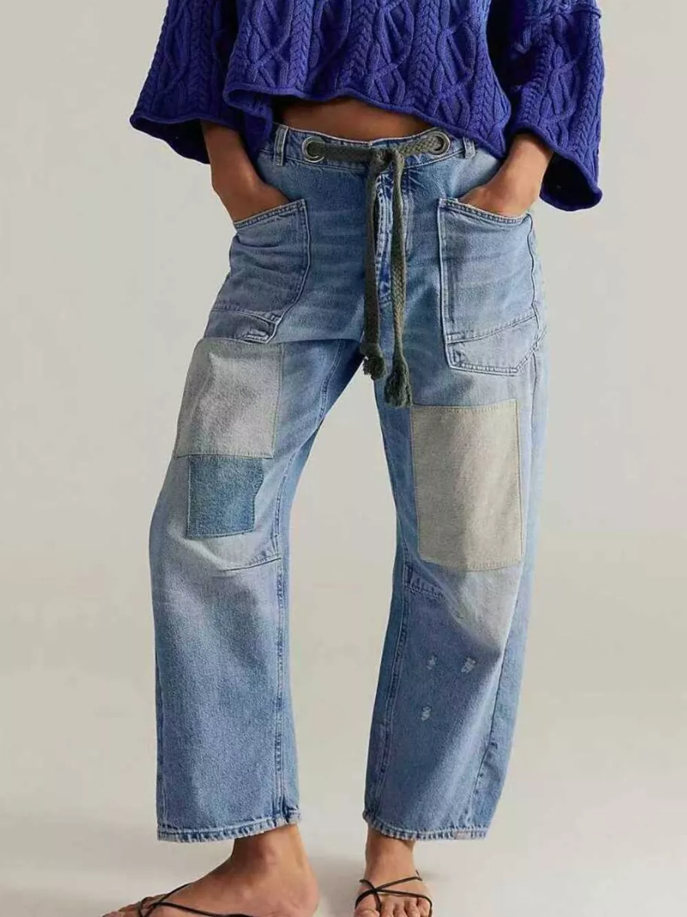 Washed Relaxed Fit Jeans, image 2