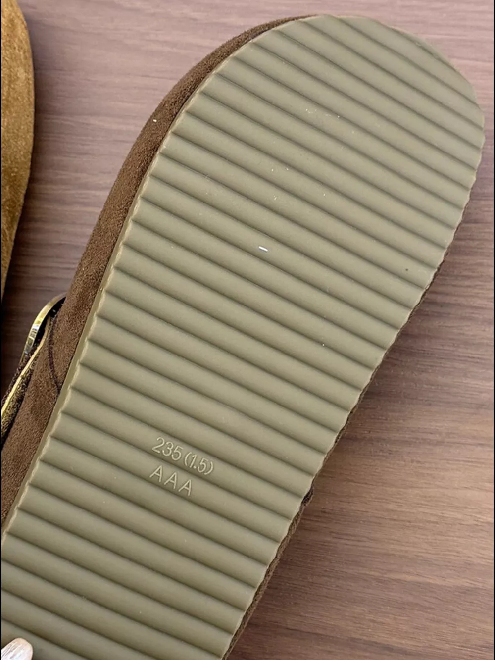 Suede Buckle Slip-Ons, image 3
