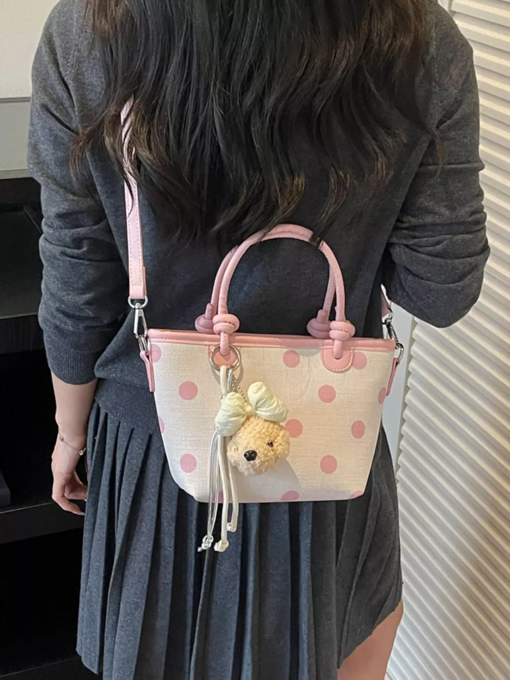 Polka Dot Crossbody Bag, image 4