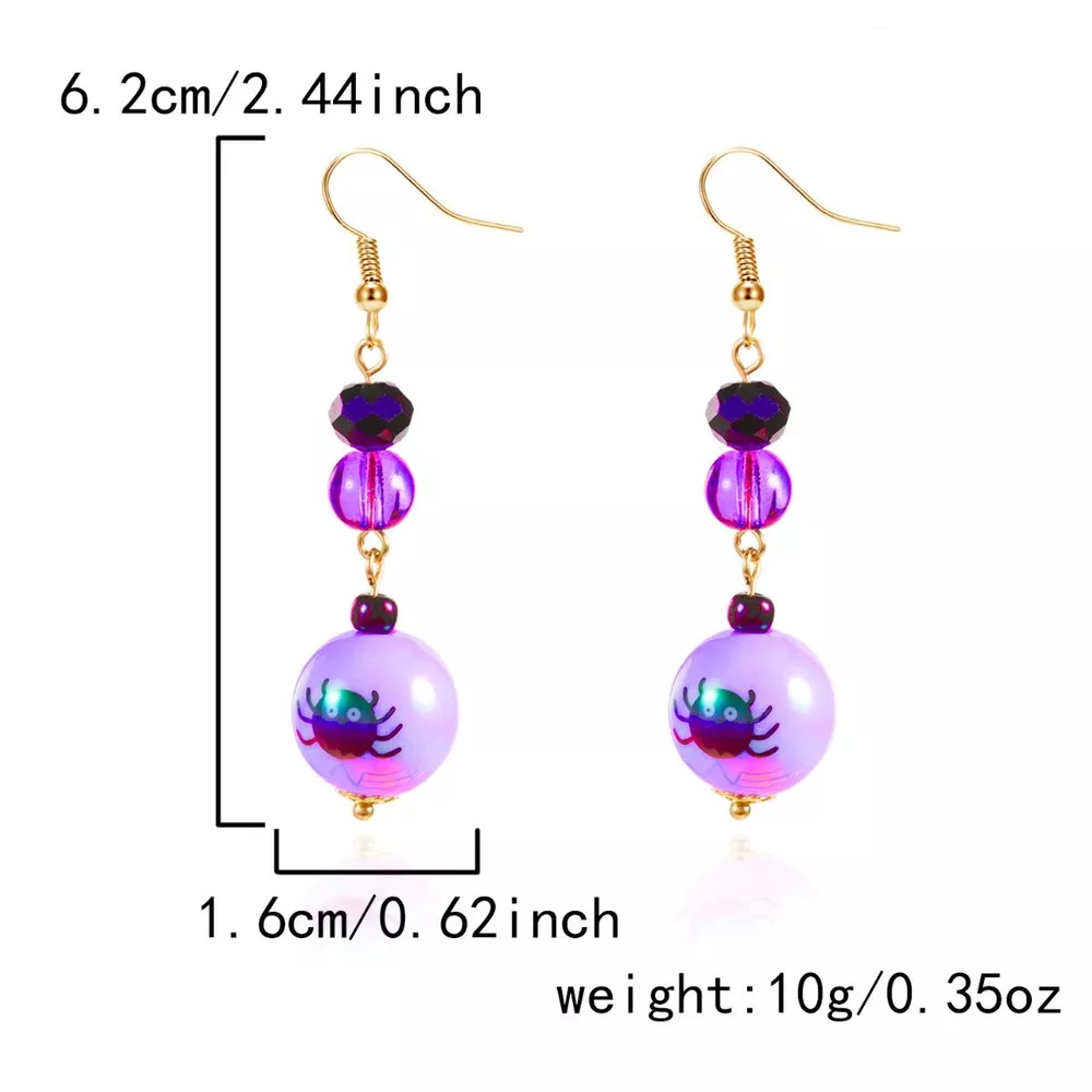 Halloween Acrylic Drop Earrings, image 6
