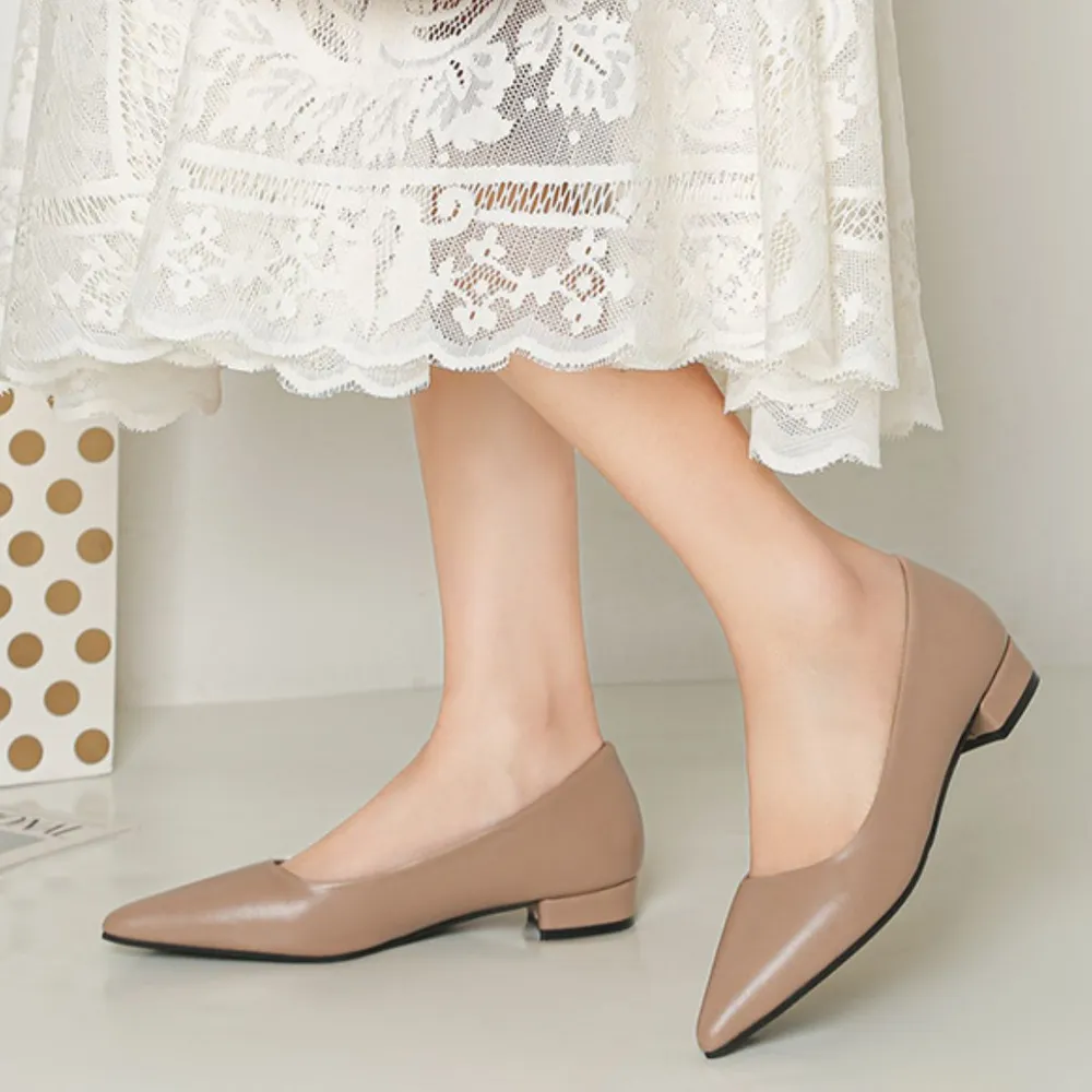 Pointed Toe Low Heel Pump, image 2