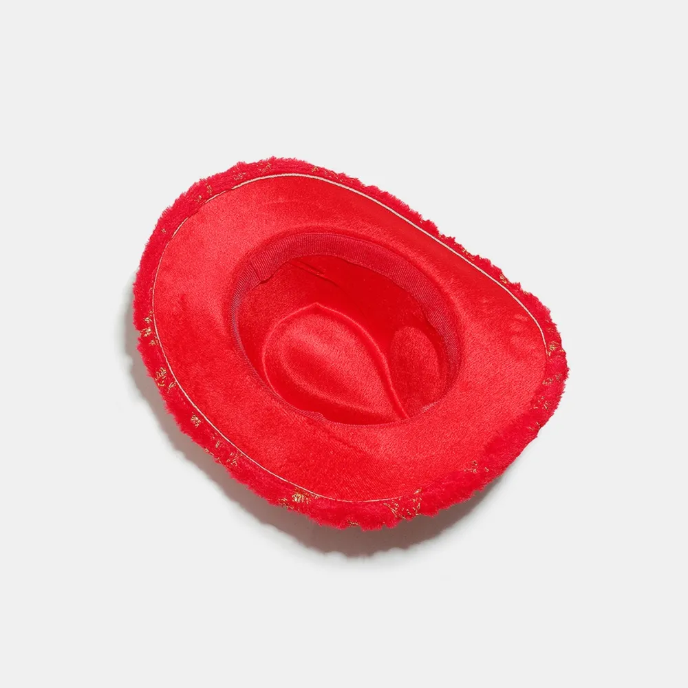 Fuzzy Snowflakes Polyester Hat, image 2