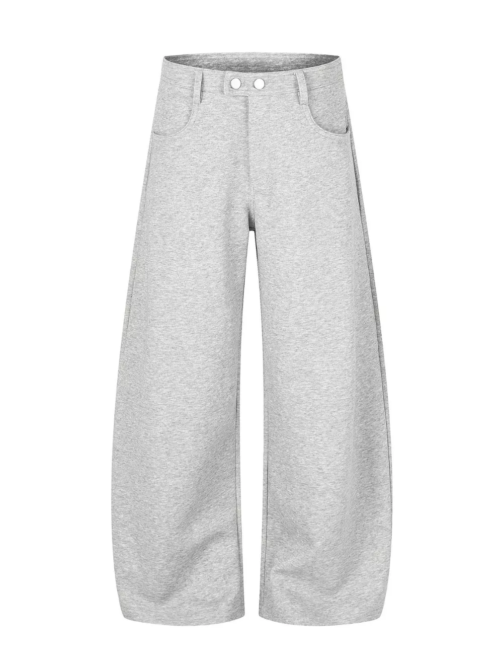 Men's High-Waisted Wide-Leg Pants