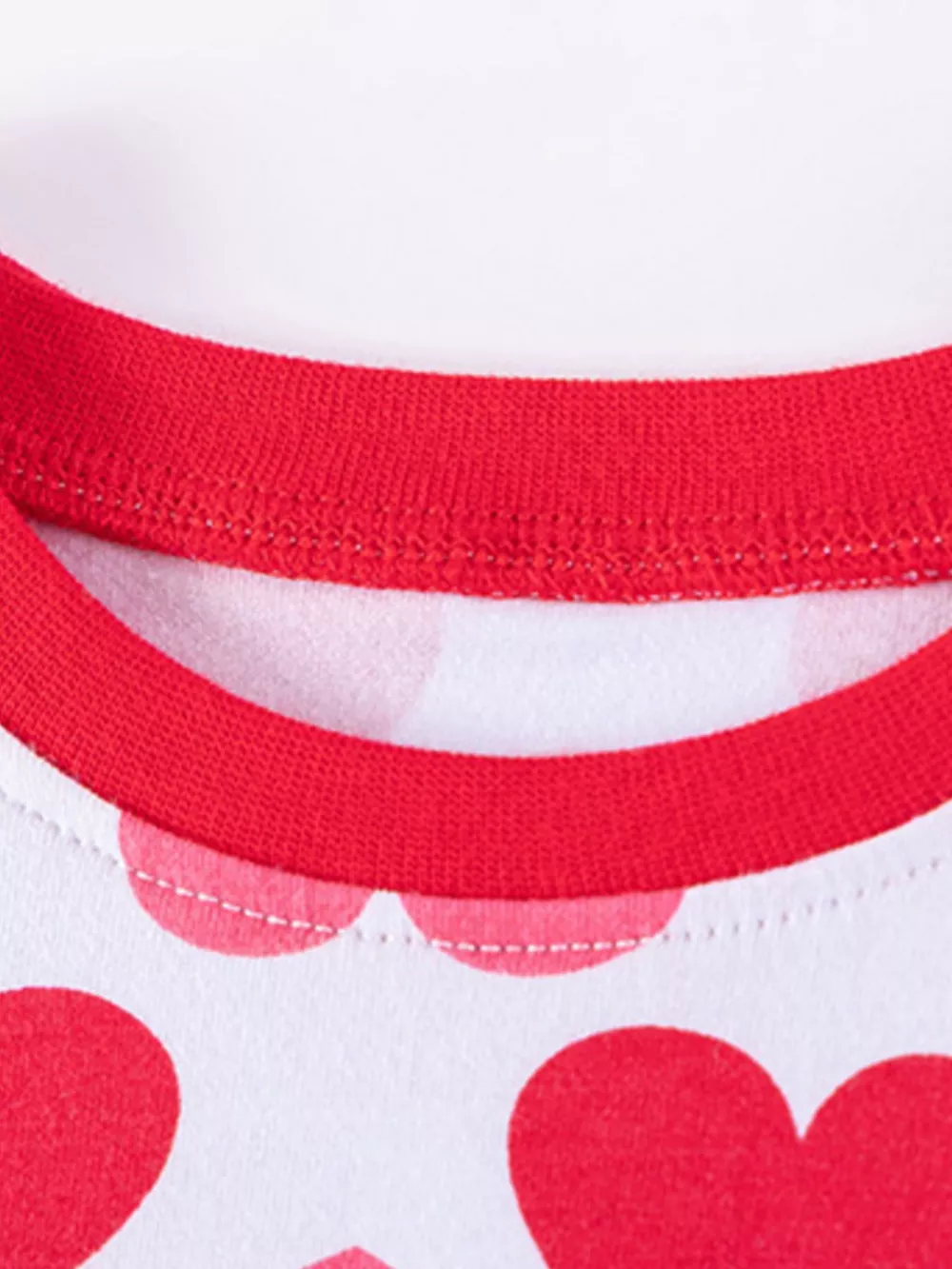 Children's Heart Print Long Sleeve Top and Flared Pants Set, image 4