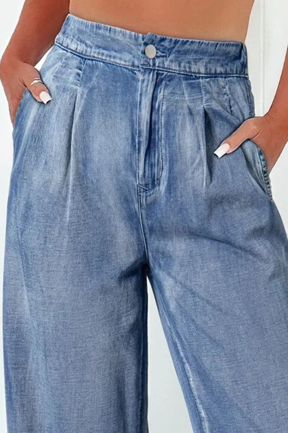 High Waist Wide Leg Jeans, image 2