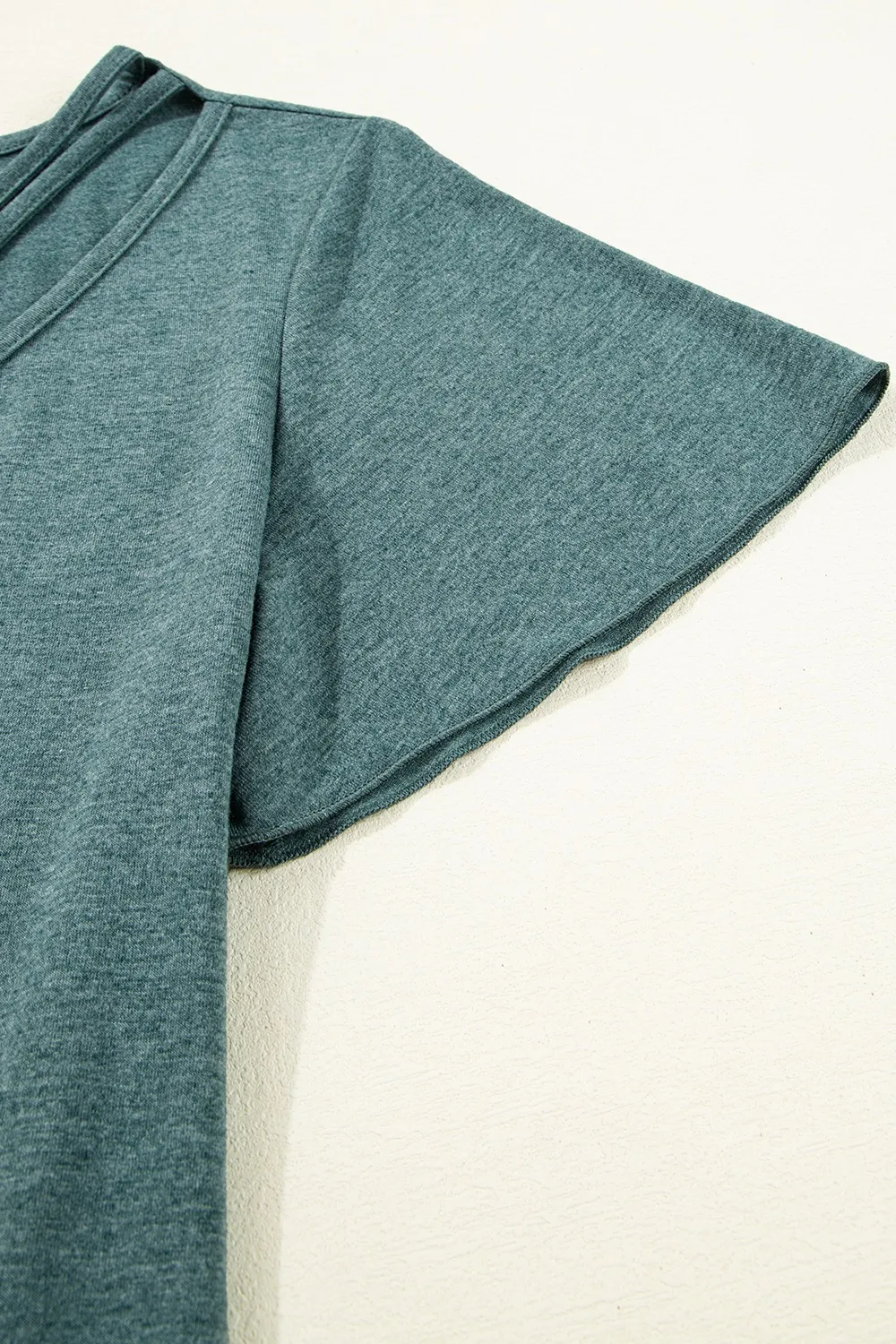 V-Neck Short Sleeve T-Shirt, image 3