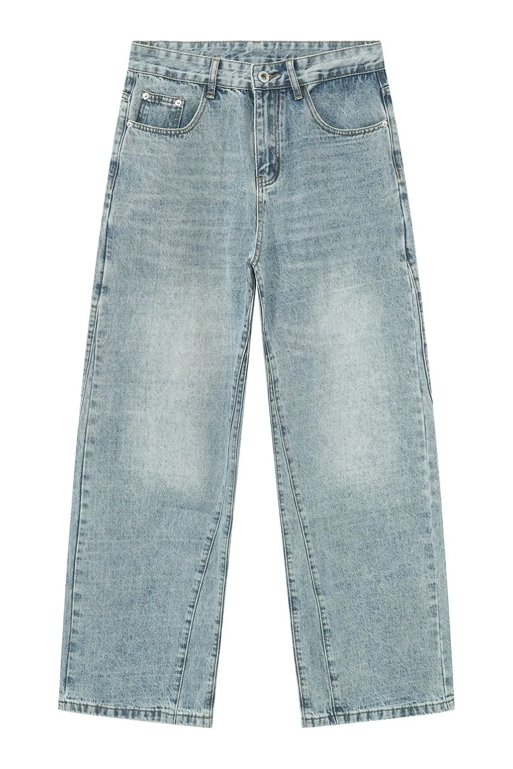 Mid Rise Jeans with Pockets, image 5