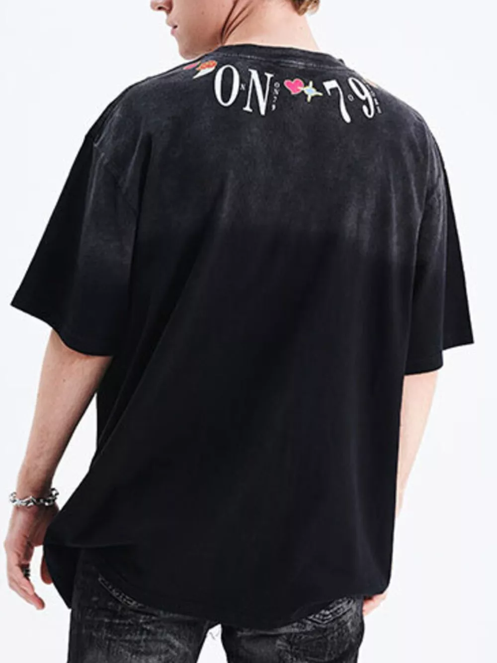 Men's Vintage Wash Crew Neck T-Shirt, image 3