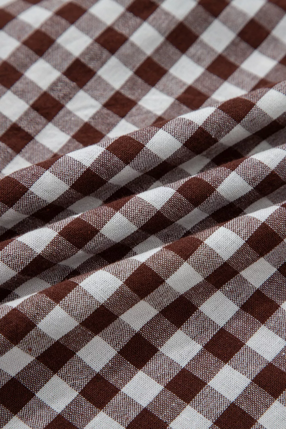 Gingham Zip-Front Midi Dress, image 15