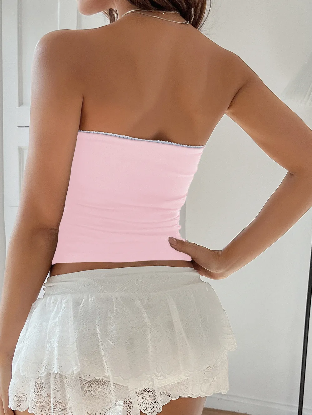 Bow Detail Tube Top, image 13