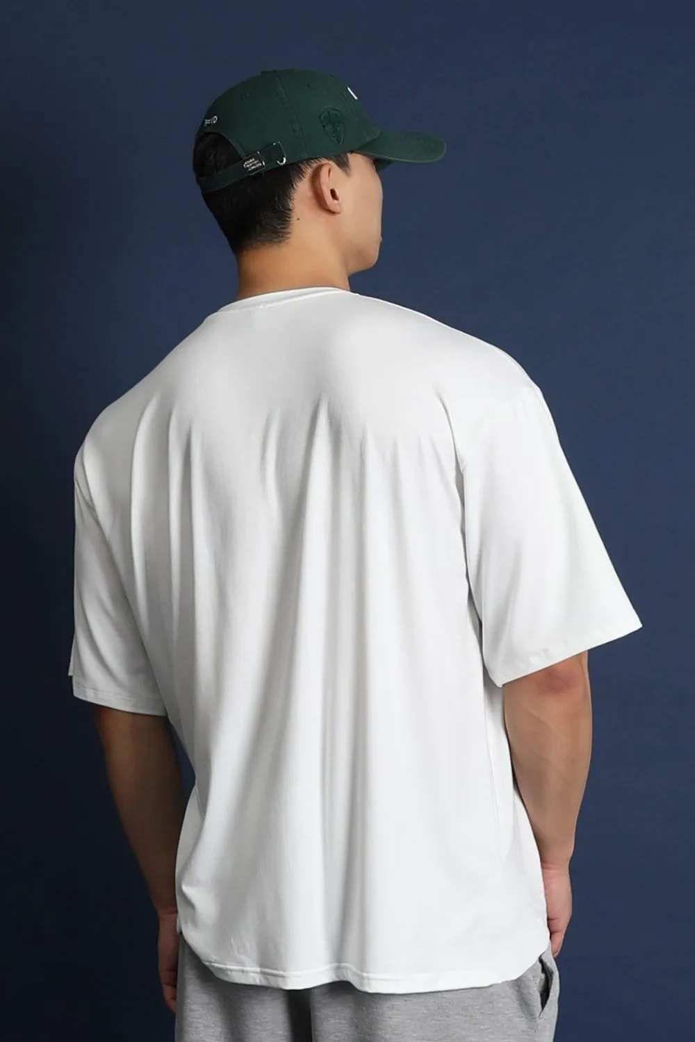 Men's Plus Size Round Neck Half Sleeve T-Shirt, image 3
