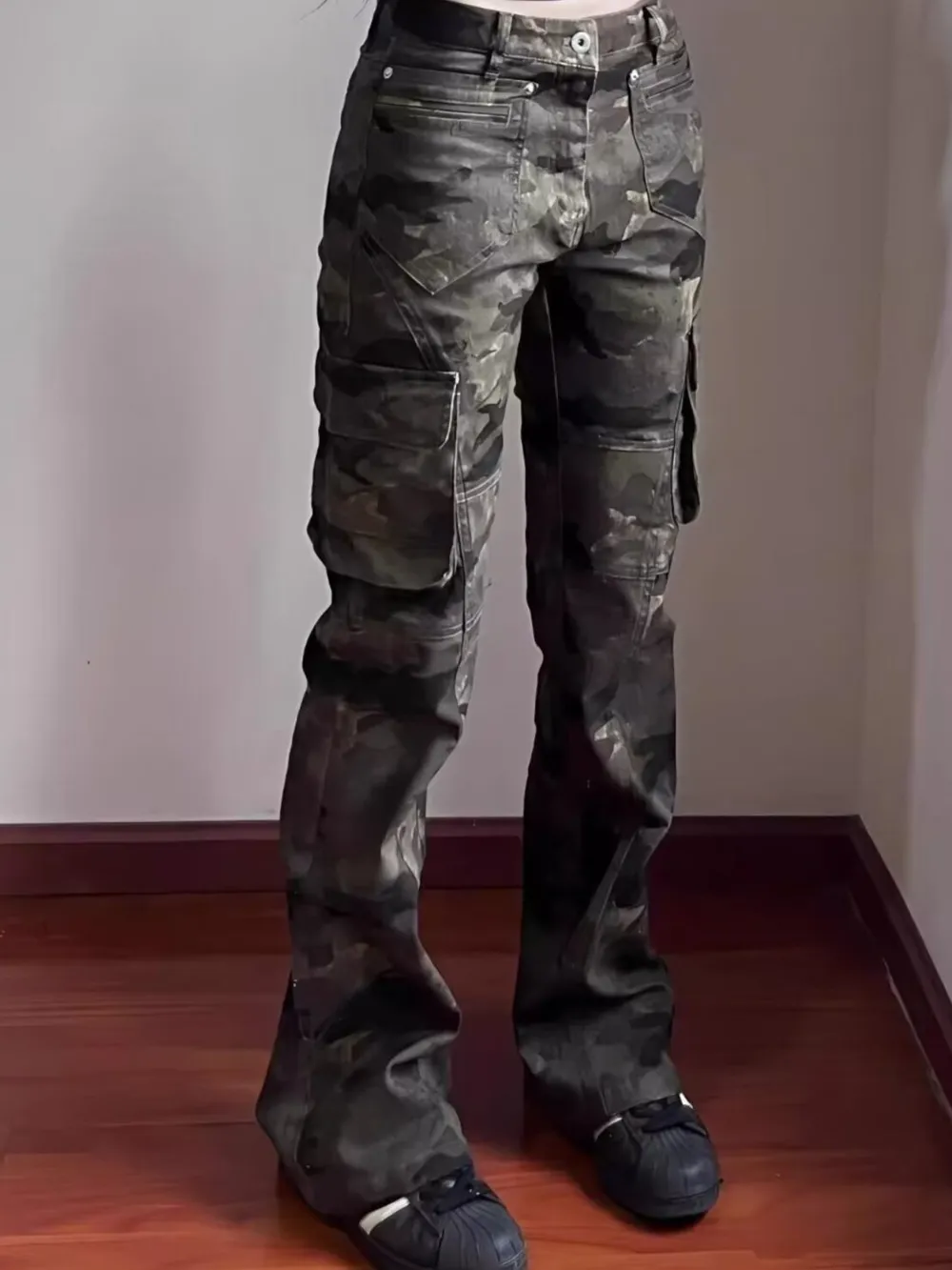 Men's Full Size Camouflage Cargo Jeans Plus Size, image 2