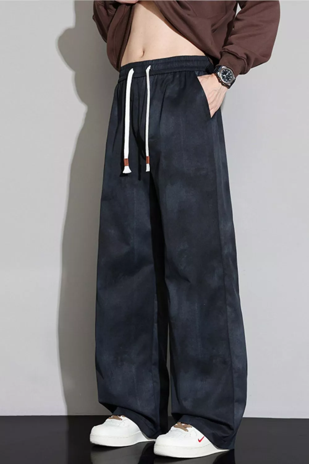 Men's Tie-Dye Loose Fit Casual Pants, image 6