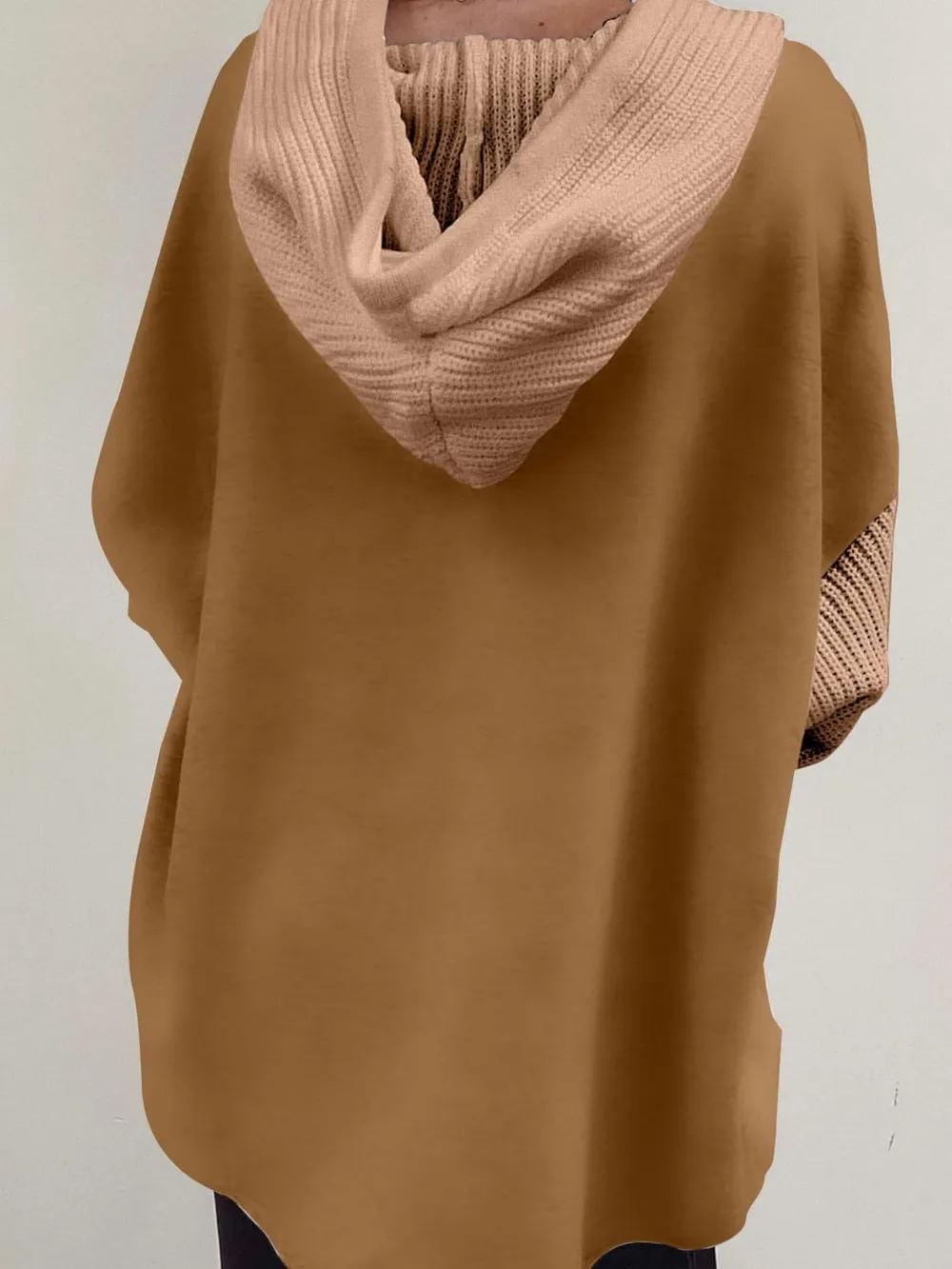 Drawstring Button Front Hoodie, image 2