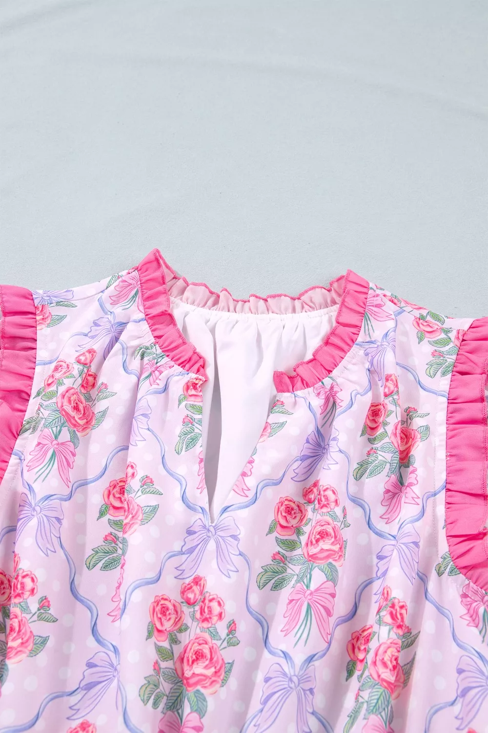 Tiered Ruffles Sleeveless Summer Floral Dress, image 6