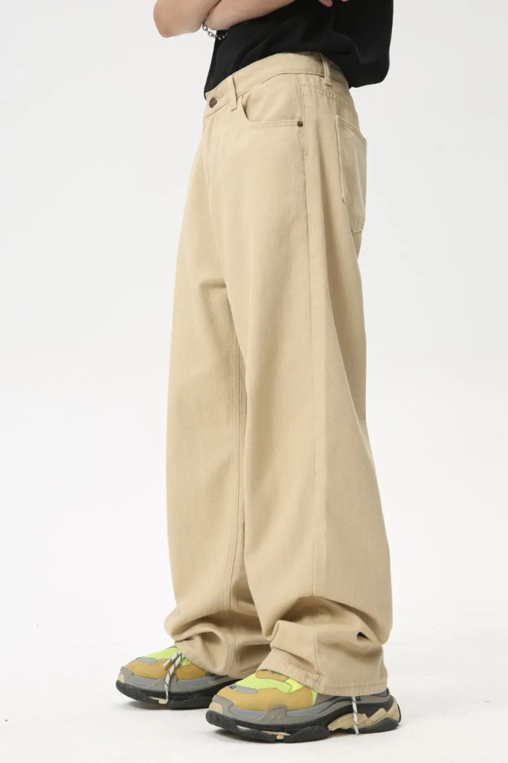 Wide Leg Jeans with Pockets, image 4