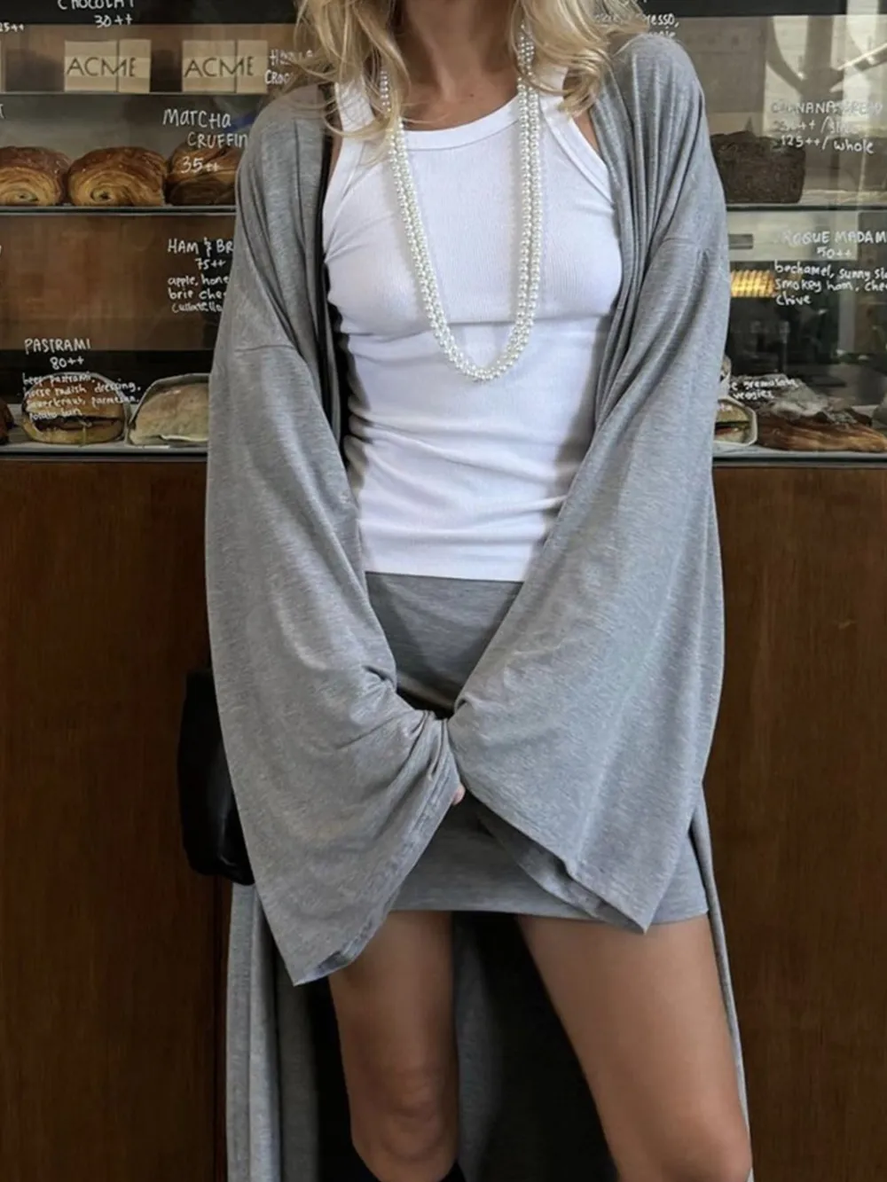 Cami Shorts and Open Front Cardigan Three Piece Set, image 11