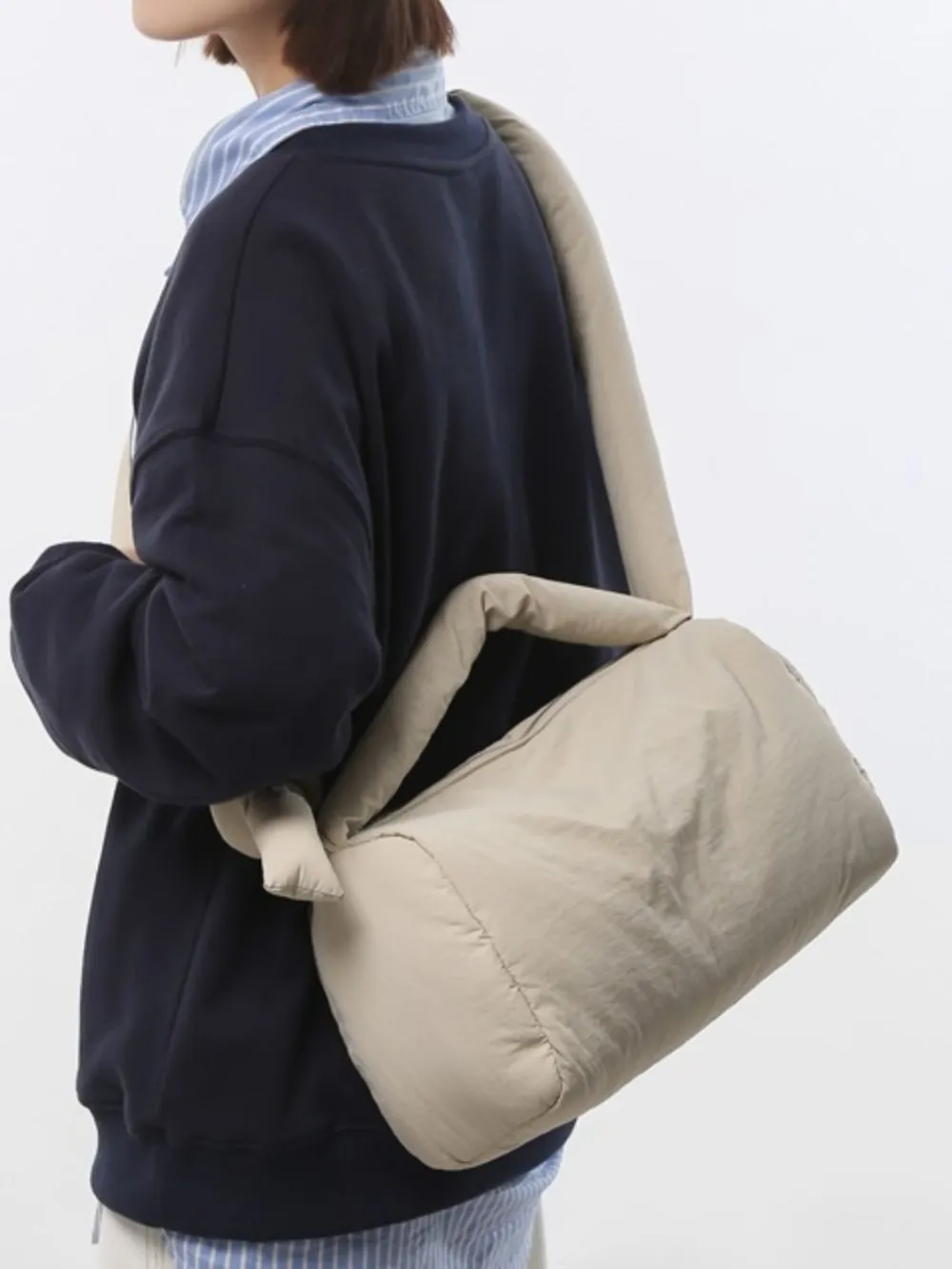 Puffy Nylon Medium Crossbody Bag, image 4