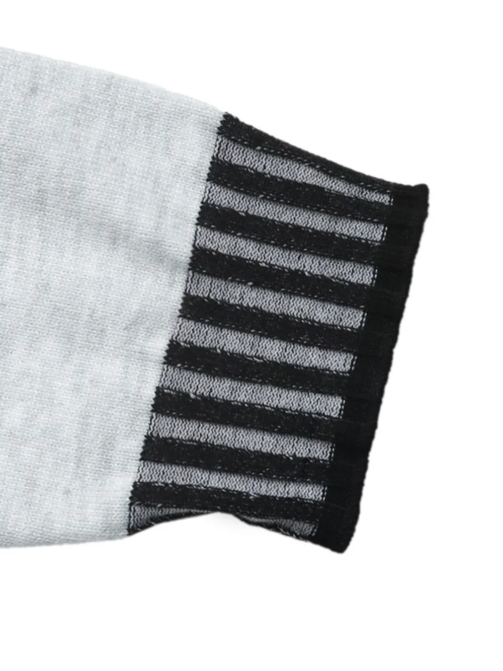 Striped Trim Tie Waist Sweater Dress, image 3