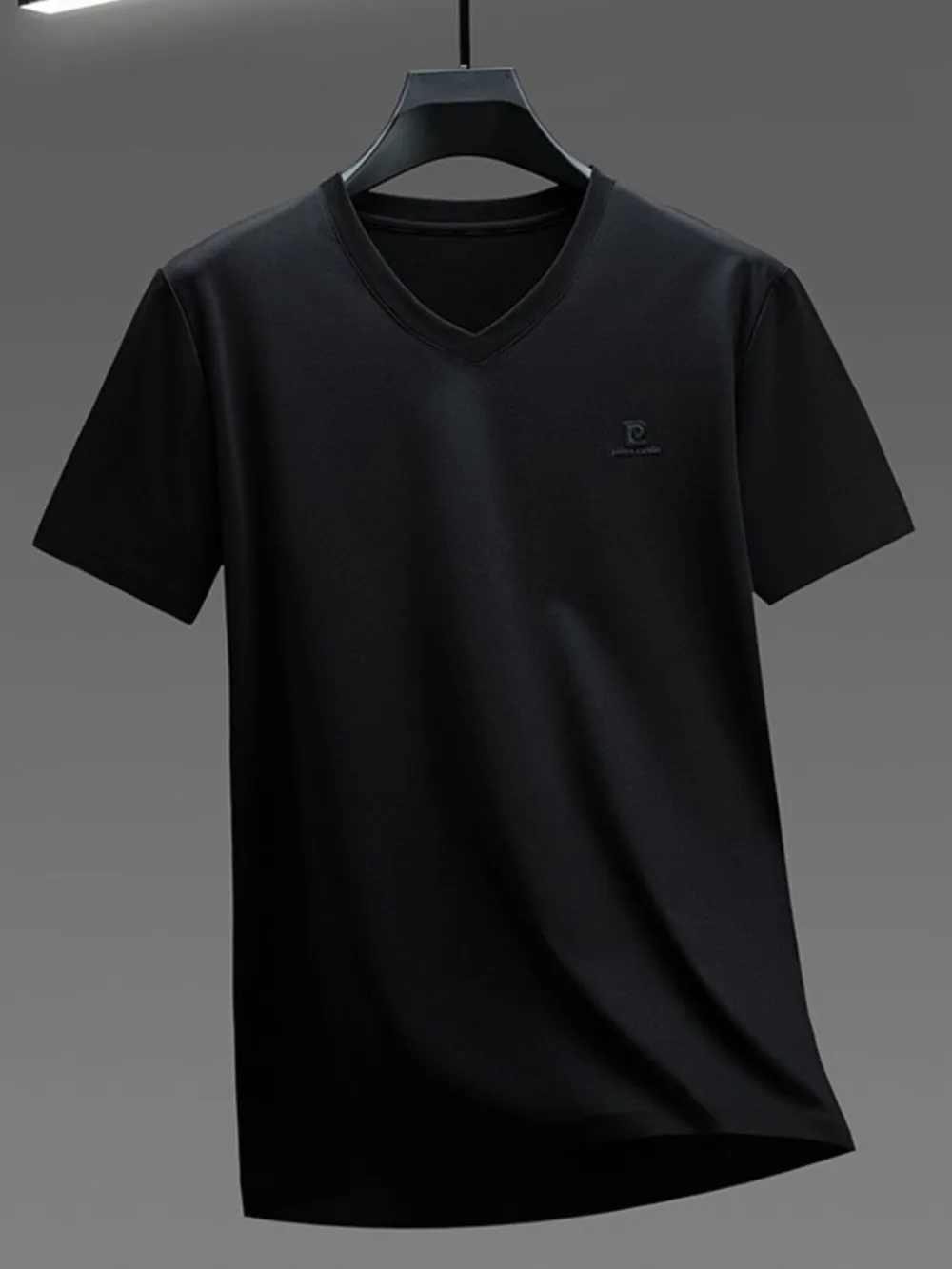 Men's Plus Size V-Neck Short Sleeve T-Shirt