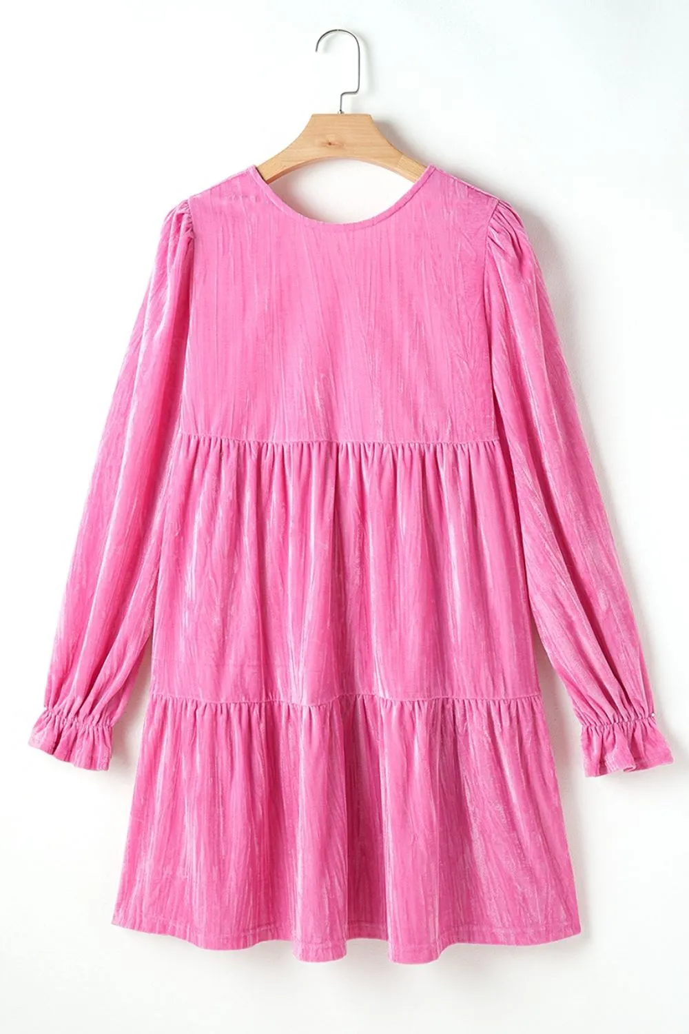 Tiered Flounce Sleeve Mini Dress, image 3