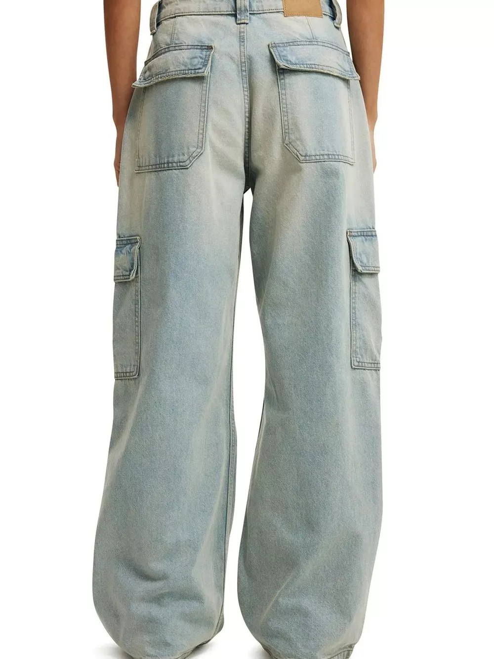 Wide Leg Cargo Jeans, image 11