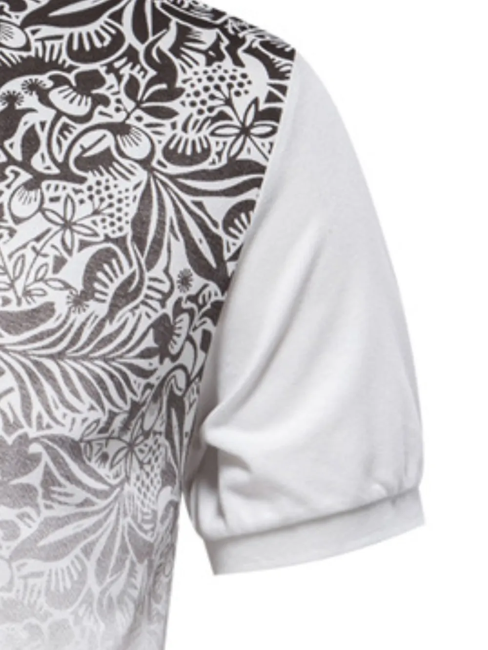 Men's Printed Collared Neck Short Sleeve Polo, image 6