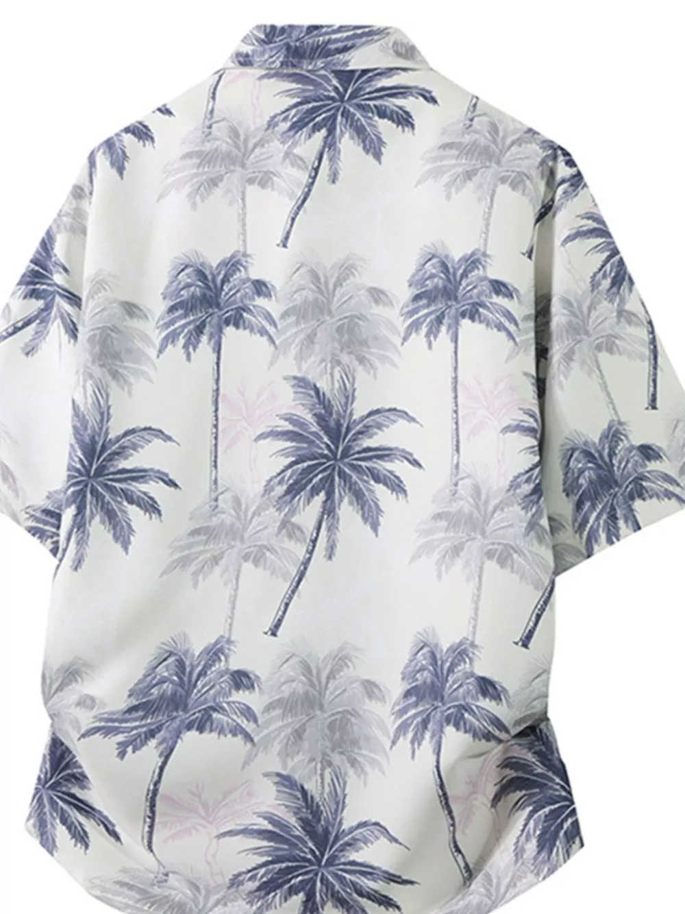 Men's Plus Size Tropical Print Short Sleeve Casual Shirt, image 7