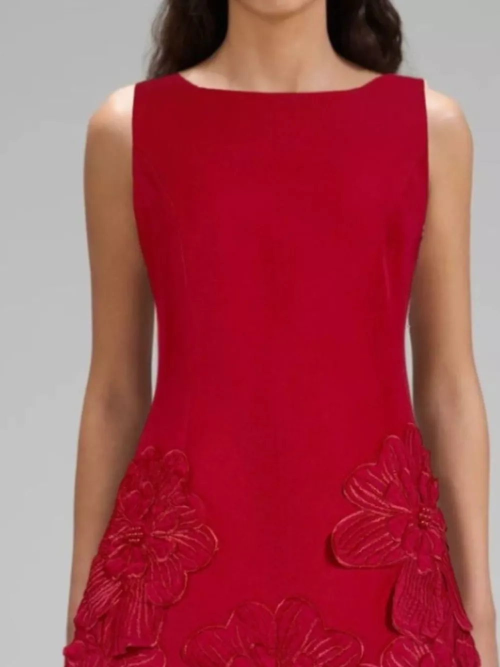 Flower Round Neck Sleeveless Dress, image 3